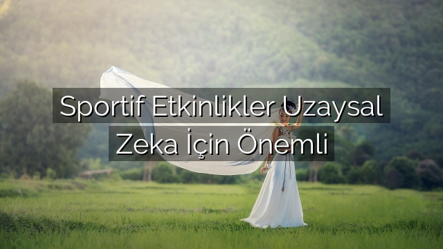 Sportif Etkinlikler Uzaysal Zeka İçin Önemli Sportif Etkinlikler Uzaysal Zeka İçin Önemli